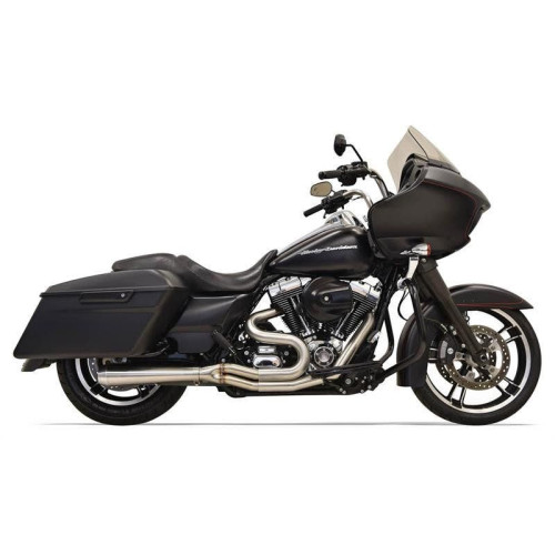 PartzBiz HD: 4422620-Bassani Exhaust Stainless Road Rage III 2 into 1 Short Muffler Harley 95-06 FLH | 1F32SS PartzBiz HD: 4422620-Bassani Exhaust Stainless Road Rage III 2 into 1 Short Muffler Harley 95-06 FLH | 1F32SS