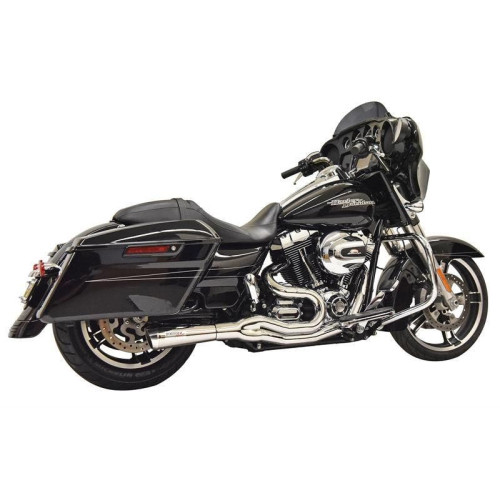 PartzBiz HD: 4422593-Bassani Road Rage III 2-1 Mid 4" Exhaust System Stainless Harley Bagger 07-16 PartzBiz HD: 4422593-Bassani Road Rage III 2-1 Mid 4" Exhaust System Stainless Harley Bagger 07-16