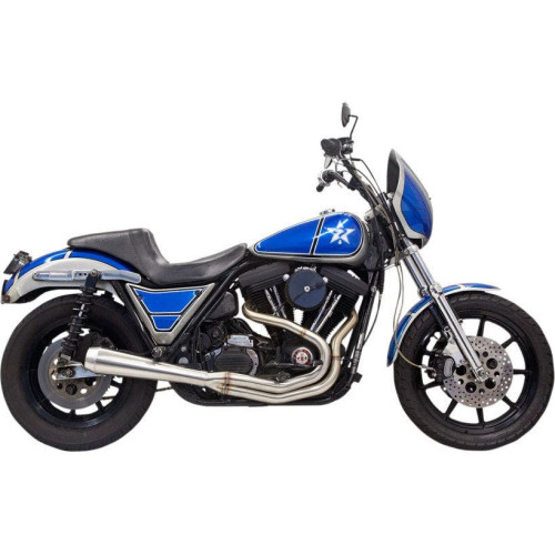 PartzBiz HD: 4422595-Bassani Road Rage III 2 Into 1 Stepped Performance Exhaust Harley FXR 84-up | 1FXRSS