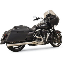 PartzBiz HD DS18002173 - Bassani Stainless Long Megaphone Road Rage III 2-1 Exhaust for Harley 95-16 FLH | 1F11SS PartzBiz HD DS18002173 - Bassani Stainless Long Megaphone Road Rage III 2-1 Exhaust for Harley 95-16 FLH | 1F11SS