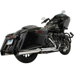 PartzBiz HD DS18011773 - Bassani Xhaust 4.5” ท่อไอเสียแบบตรง Chrome 17-23 Harley Touring | 1F745