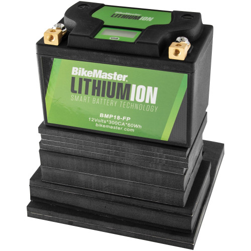 PartzBiz HD: 4422437-BikeMaster Lithium-Ion Battery Quick Charge 2.0 12V 300CA 60Wh LiFeP04 LCD BMP18-FP PartzBiz HD: 4422437-BikeMaster Lithium-Ion Battery Quick Charge 2.0 12V 300CA 60Wh LiFeP04 LCD BMP18-FP