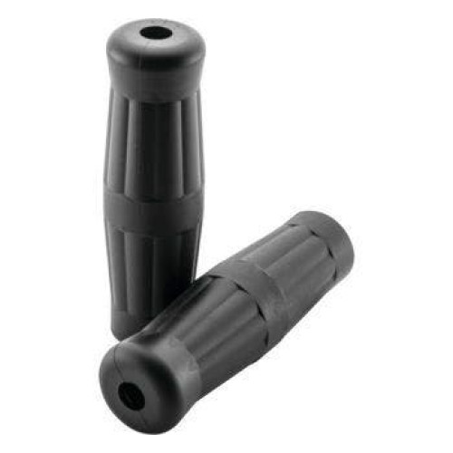 PartzBiz HD: 4422440-BikeMaster Motorcycle 7/8 ” ด้ามจับสีดำ Classic Bottle 130mm WLG-200-Black