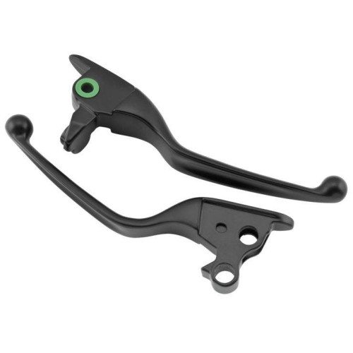 PartzBiz HD: 4422395-Biker's Choice ชุดคันเบรคและคลัตช์สีดำ OEM Repl. 15-17 ฮาร์เลย์ FLST FXST