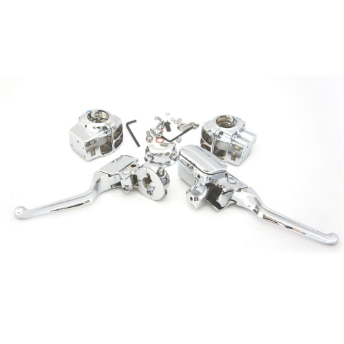 PartzBiz HD: 4422363-Bikers Choice Chrome Handlebar Controls for Harley Touring Models 08-13 - 601746 84703