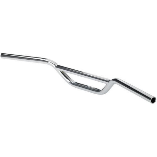 PartzBiz HD: 4422229-Biltwell 6016-1056 1" Moto Smooth Slotted Chrome Handlebar Harley Metric 0601-5136 06015136 davidson sx650 shadow virago vulcan intruder bobber chopper motorcycle 