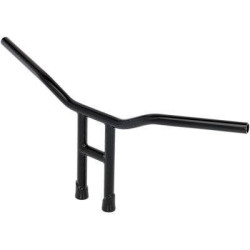 PartzBiz HD DS06015145 - Biltwell 6222-2016 12 ” Tyson T-Bar Smooth Slotted Black 1 ” แฮนด์บาร์ Harley 0601-5145 06015145 davidson XS650 shadow virago vulcan intruder bobber chopper motorcycle