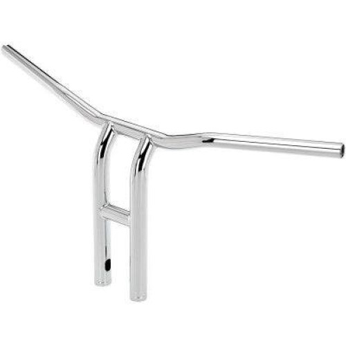 PartzBiz HD: 4422191-Biltwell 6264-1055 14" Tyson XL TBW Pullback Chrome T-Bar Smooth Slotted Harley Handlebar 0601-5178 06015178 davidson XS650 shadow virago vulcan intruder bobber chopper motorcycle 