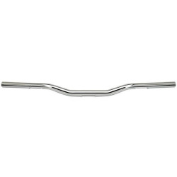 PartzBiz HD DS06014660 - Biltwell 6307-1055 Chrome Tracker O/S 1-3/4" Rise Notched TBW 1-1/8" Handlebar for Harley Sportster XL & Metric Custom Dirt Track Vintage Street Motorcycle Chopper 0601-4660 06014660