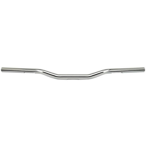 PartzBiz HD: 4422195-Biltwell 6307-1055 Chrome Tracker O/S 1-3/4 ” Rise Notched TBW 1-1/8 ” แฮนด์สำหรับ Harley Sportster XL และเมตริก Custom Dirt Track Vintage Street Chopper รถจักรยานยนต์ 0601-4660 06014660