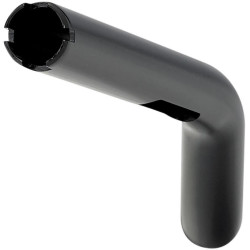 PartzBiz HD DS06015153 - Biltwell 6308-2015 O/S Tracker Mid Black 1" TBW Slotted Handlebar Harley 0601-5153 06015153 davidson XS650 shadow virago vulcan intruder bobber chopper motorcycle 