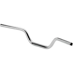 PartzBiz HD DS06015158 - Biltwell 6309-1055 O/S Tracker High Chrome 1" TBW Slotted Handlebar Harley 0601-5158 06015158 davidson XS650 shadow virago vulcan intruder bobber chopper motorcycle 