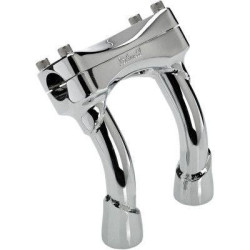 PartzBiz HD DS06021064 - Biltwell 6404-105-06 Chrome 6" Murdock Pullback Risers for 1" Handlebars Harley PartzBiz HD DS06021064 - Biltwell 6404-105-06 Chrome 6" Murdock Pullback Risers for 1" Handlebars Harley