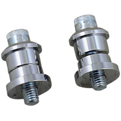 PartzBiz HD DS06040223 - Biltwell 6908-105 Chrome Solid Riser Bushings CNC for Harley & Custom PartzBiz HD DS06040223 - Biltwell 6908-105 Chrome Solid Riser Bushings CNC for Harley & Custom