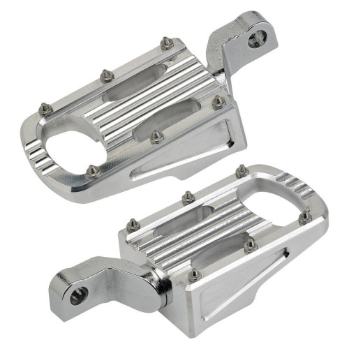 PartzBiz HD: 4422119-Biltwell 7006-303-02 Punisher Footpeg Step Polished Harley XL FXS FXC 08-20