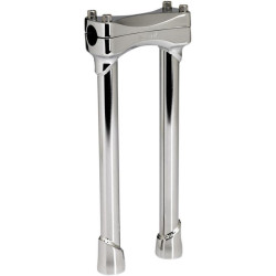 PartzBiz HD DS06020762 - Biltwell Chrome 12" Tall Murdock Risers for Harley Models 1" Clamping Area | MR-012-HD-CP PartzBiz HD DS06020762 - Biltwell Chrome 12" Tall Murdock Risers for Harley Models 1" Clamping Area | MR-012-HD-CP