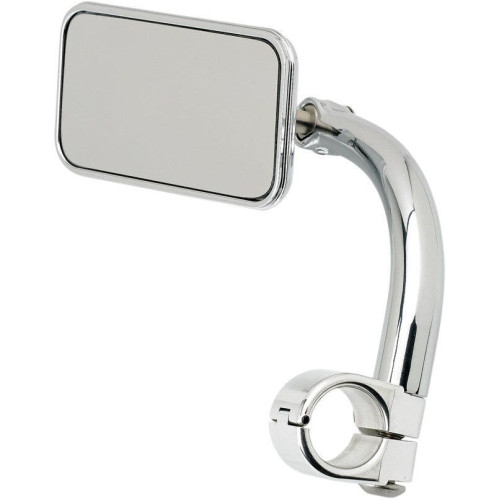 PartzBiz HD: 4422034-กระจกเงา Biltwell Chrome Square ตัวยึดแบบหนีบ 7/8” Bars 4 Harley (ea) | UM-REC-78-CP