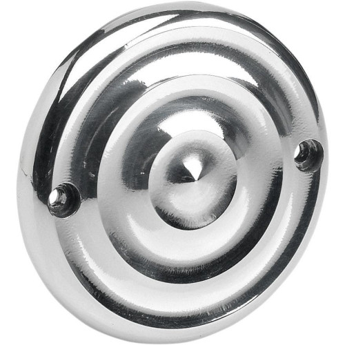 PartzBiz HD: 4422017-Biltwell Polished Raw 2 Hole Points Ignition Cover Harley EVO & XL | IC-RIP-A2-PS