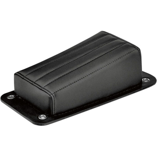 PartzBiz HD: 4421991-Biltwell Vertical Tuck & Roll Black Harlot Pillion Pad For Custom and Rifind Applications