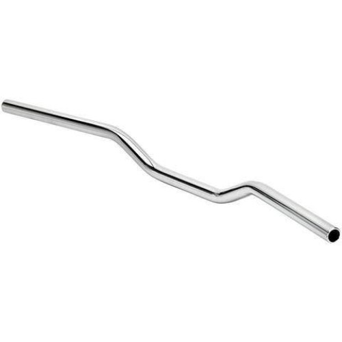 PartzBiz HD: 4421995-Biltwell 6008-1057 1" Tracker Mid Smooth Chrome Handlebar Harley Metric Custom 0601-5122 06015122 davidson sx650 shadow virago vulcan intruder bobber chopper motorcycle 