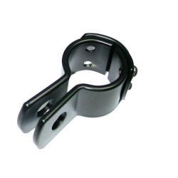PartzBiz HD VT27-0004 - ชุดแคลมป์ยึดพักเท้า 1-1/2” สีดำ 3 ชิ้น Harley-Davidson & Custom Chopper