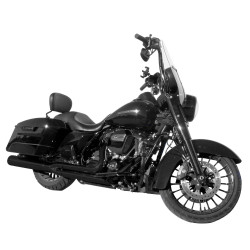 PartzBiz HD MU90068 - ท่อฟูล 4.5” Power House สีดำ ประสิทธิภาพสูง 2into1 Harley Touring 85-16