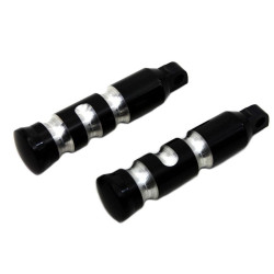 PartzBiz HD VT27-1056 - ชุดพักเท้าทรงร่องลึกสีดำ Contour Male Mount Harley-Davidson 27-1056