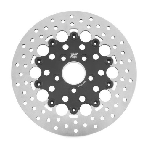 PartzBiz HD: 4421961-Black Floating 11.5" Disc Brake Rotor Rear 1400RB Harley Touring Softail Dyna 84-17