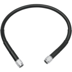 PartzBiz HD DS17412720 - Drag Universal Black Vinyl 36” สายเบรกสแตนเลสพร้อมปลายข้อต่อ AN-3 | 1741-2720
