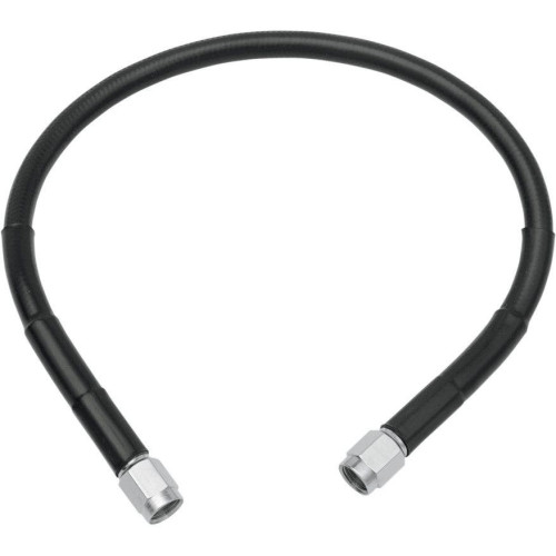 PartzBiz HD: 4421867-Drag Universal Black Vinyl 52" Stainless Steel Brake Line w/ AN-3 Fittings Ends | 1741-2730 PartzBiz HD: 4421867-Drag Universal Black Vinyl 52" Stainless Steel Brake Line w/ AN-3 Fittings Ends | 1741-2730