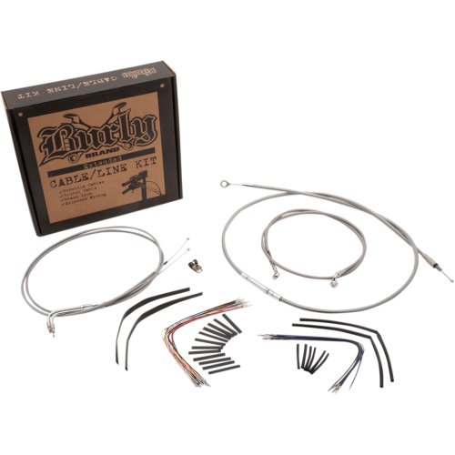 PartzBiz HD: 4421695-ชุดสายเคเบิล/สายสแตนเลสแบบถัก Burly สำหรับ 14” Apehangers Harley FLHR/I/CI/S/SI & FLTR พร้อม Cruise 2007 | eastPerformance.com PartzBiz HD: 4421695-ชุดสายเคเบิล/สายสแตนเลสแบบถัก Burly สำหรับ 14” Apehangers Harley FLHR/I/CI/S/SI & FLTR พร้อม Cruise 2007 | eastPerformance.com