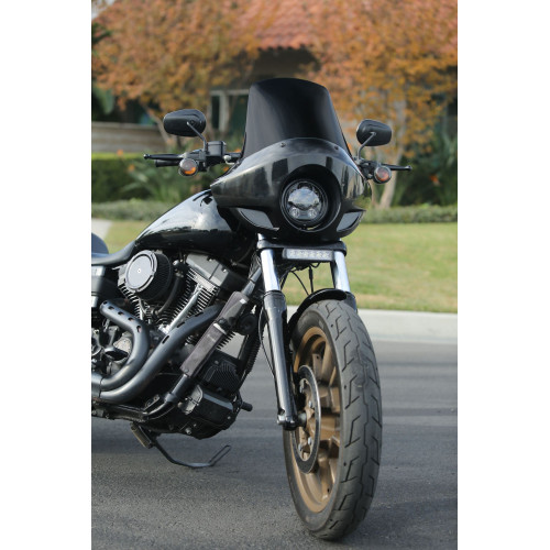 PartzBiz HD: 4421487-Burly Brand Tall Touring Sport Touring Fairing Harley w/ 35mm-49mm Fork Tubes | B10-2001
