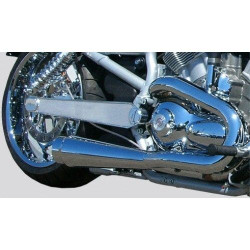 PartzBiz HD CFR-VEX001C - CFR 4.5” ท่อท่อไอเสีย Chrome Smooth Slip-On Harley V-Rod 02-09 CFR-VEX001C Street Rod; ไนท์ร็อด; โมเดล; และรุ่นบี