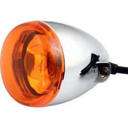 PartzBiz HD DS8500A - Chris Products 8500A Chrome Amber Bullet Style Universal 12V Motorcycle Turn Signal Assembly Individual Light Blinker Flasher Orange Harley Metric Custom Power Sports PartzBiz HD DS8500A - Chris Products 8500A Chrome Amber Bullet Style Universal 12V Motorcycle Turn Signal Assembly Individual Light Blinker Flasher Orange Harley Metric Custom Power Sports
