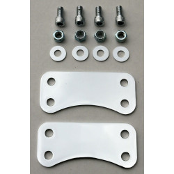 PartzBiz HD EPC-CHR-LIFT - Ultima 19-90 Raw 1" Fender Spacer Lift Kit Bracket Harley FLH/T 14-Up BEST FOR ELECTRA SOFTAIL ROAD STREET GLIDE DYNA SPORTSTER