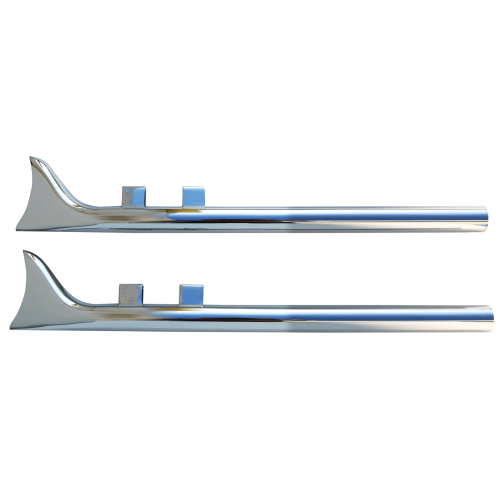 PartzBiz HD: 4421328-Chrome 33” Fishtail Slip-On Mufflers ท่อตรง 64-376 Harley Touring 95-16 PartzBiz HD: 4421328-Chrome 33” Fishtail Slip-On Mufflers ท่อตรง 64-376 Harley Touring 95-16