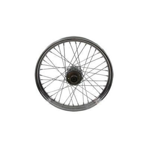 PartzBiz HD: 4421313-V-Twin Chrome 40 Spoke 21 ” x 2.15 ” ล้อหน้า 3/4 ” แบริ่ง Harley FXSTS 88-96 เปลี่ยนใหม่ที่ดีที่สุดอัพเกรดขอบรถจักรยานยนต์แบบกำหนดเอง Chopper Bobber