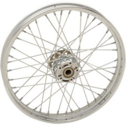 PartzBiz HD DS02030632 - Chrome 40 Spoke Laced 21" Front Wheel Harley 07-17 FLST FXS FLS W/O ABS Softail best new replacement upgrade rim custom motorcycle Chopper Bobber PartzBiz HD DS02030632 - Chrome 40 Spoke Laced 21" Front Wheel Harley 07-17 FLST FXS FLS W/O ABS Softail best new replacement upgrade rim custom motorcycle Chopper Bobber