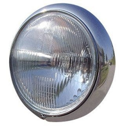 PartzBiz HD MW8-197 - Chrome 7" Headlight H4 12v 60/55 Watt Harley & Custom Models 8-197 PartzBiz HD MW8-197 - Chrome 7" Headlight H4 12v 60/55 Watt Harley & Custom Models 8-197