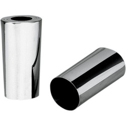 PartzBiz HD 25-234 - Custom Chrome Smooth Chrome Stock Length Repl OEM 41mm Upper Slider Covers 84-13 | 25234 PartzBiz HD 25-234 - Custom Chrome Smooth Chrome Stock Length Repl OEM 41mm Upper Slider Covers 84-13 | 25234