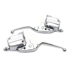 PartzBiz HD VT26-0455 - Chrome Handlebar Control Kit Hydraulic Clutch 26-0455 14-16 Harley FL 41700263C Touring Bagger Dresser FLT FLH FLHT FLHX FLHR PartzBiz HD VT26-0455 - Chrome Handlebar Control Kit Hydraulic Clutch 26-0455 14-16 Harley FL 41700263C Touring Bagger Dresser FLT FLH FLHT FLHX FLHR