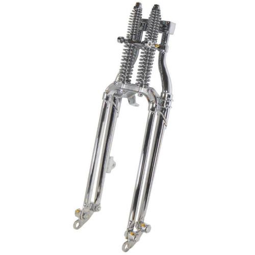 PartzBiz HD: 4421247-Mid USA Chrome Hardbody Antique Style Vintage 20” Springer Fork Front End PartzBiz HD: 4421247-Mid USA Chrome Hardbody Antique Style Vintage 20” Springer Fork Front End