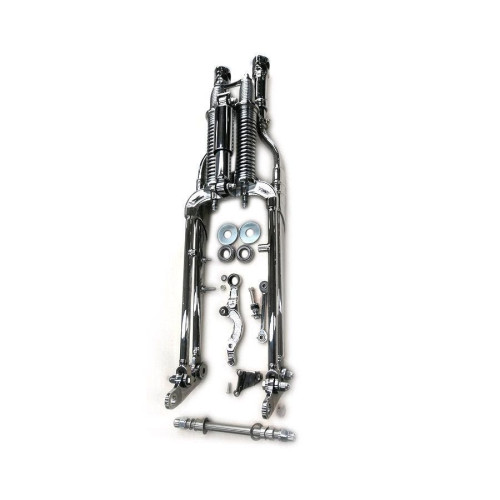 PartzBiz HD: 4421216-Chrome Inline Spring Fork Assembly 49-1591 Harley Softail FXSTS 80-06