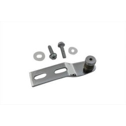 PartzBiz HD VT31-0653 - ชุดแท็บที่นั่งด้านหลัง Chrome OE Repl 52467-00 Harley FLST FXST 00-Up