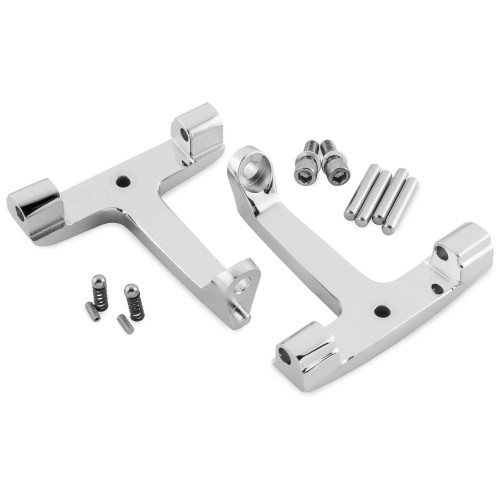 PartzBiz HD: 4421213-Chrome Repl OEM Passenger Floorboard Mounts T-Bracket Harley 93-15 | 16-021 PartzBiz HD: 4421213-Chrome Repl OEM Passenger Floorboard Mounts T-Bracket Harley 93-15 | 16-021