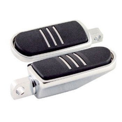 PartzBiz HD MU24003 - Chrome Streamliner Styled Foot Pegs Harley Big Twin Softail Touring 50211-04