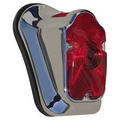 PartzBiz HD: 4421168-Chrome Tombstone Tailight Rear Brake Light w/ LED Array Harley Big Twin 73-99 PartzBiz HD: 4421168-Chrome Tombstone Tailight Rear Brake Light w/ LED Array Harley Big Twin 73-99