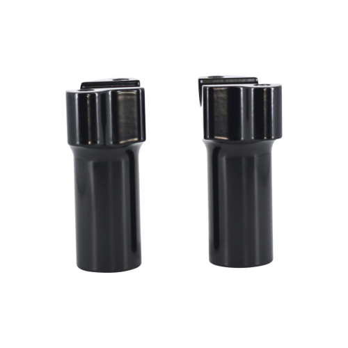 PartzBiz HD: 4421142-Chubbys Billet Risers 3.5" Gloss Black Straight Riser Set for Harley  | WO529GB