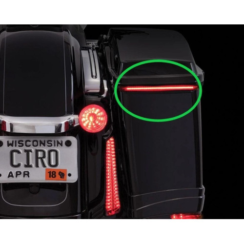 PartzBiz HD: 4421113-Ciro 40042 ไฟ LED สีแดง Run/Turn/Brake Bag Blades Lights Harley FLH/T 14-Up 2040-2587 20402587 best new lighting upgrade replacement custom bagger dresser touring saddlebag Blinker indicator PartzBiz HD: 4421113-Ciro 40042 ไฟ LED สีแดง Run/Turn/Brake Bag Blades Lights Harley FLH/T 14-Up 2040-2587 20402587 best new lighting upgrade replacement custom bagger dresser touring saddlebag Blinker indicator