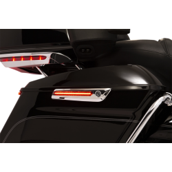 PartzBiz HD DS35011821 - Ciro 40070 Chrome LED Saddlebag Hinge Cover Smoke Lens RTB Lights Harley 14-Up PartzBiz HD DS35011821 - Ciro 40070 Chrome LED Saddlebag Hinge Cover Smoke Lens RTB Lights Harley 14-Up